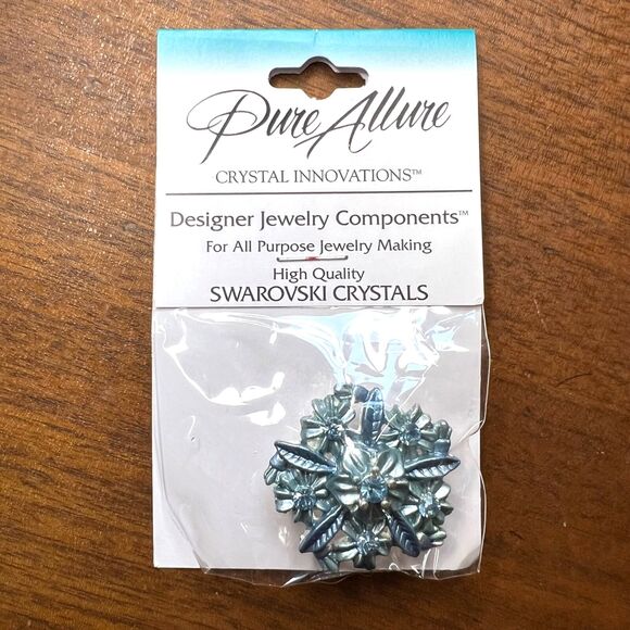 Assorted Jewelry Making Brooch Pins and Pendant Spacers with Swarovski Crystals - Picture 10 of 16